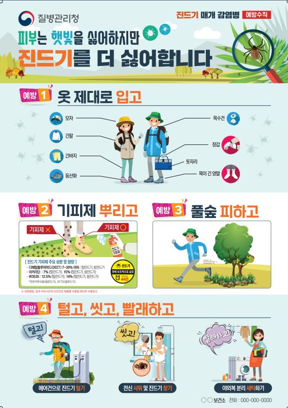 진드기매개감염병예방포스터(대국민용)_사진
