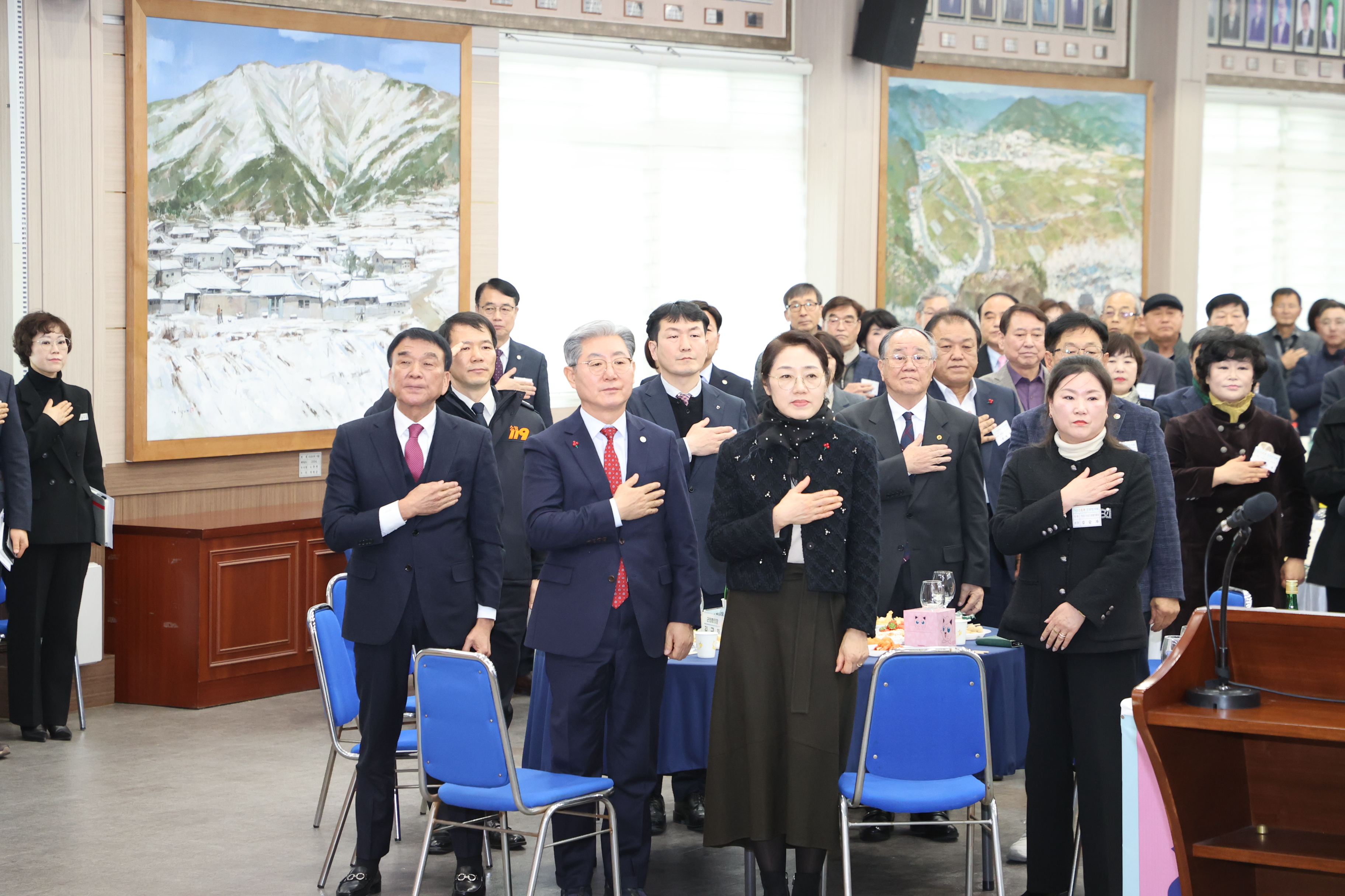 을사년 의령군 신년인사회