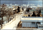 의령읍 사거리 전경(1981년)