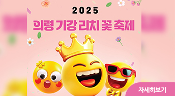 2025 의령 기강 리치 꽃 축제

자세히보기